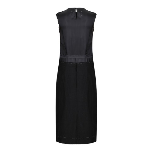 Melange Carbon Panelled Midi Dress 2