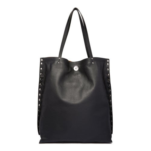 Black Medium A' Spasso Tote Bag