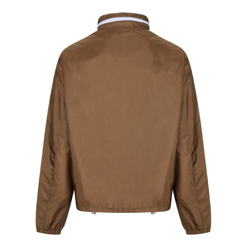 Brown Triangle Logo Jacket