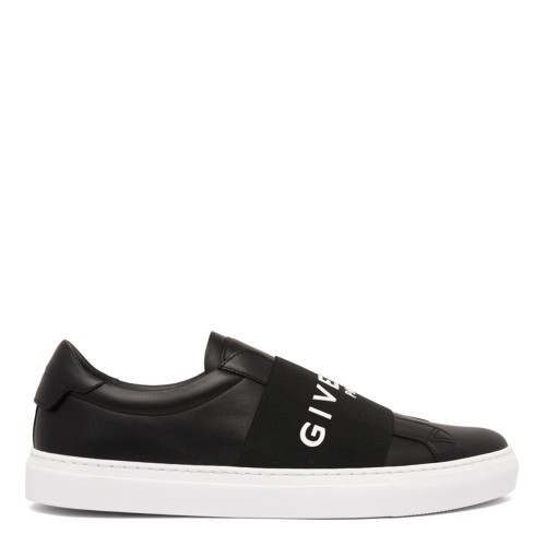 Black City Court Slip-On Trainers