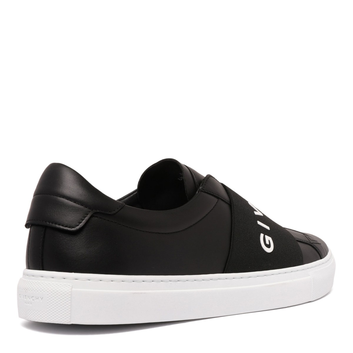Black City Court Slip-On Trainers