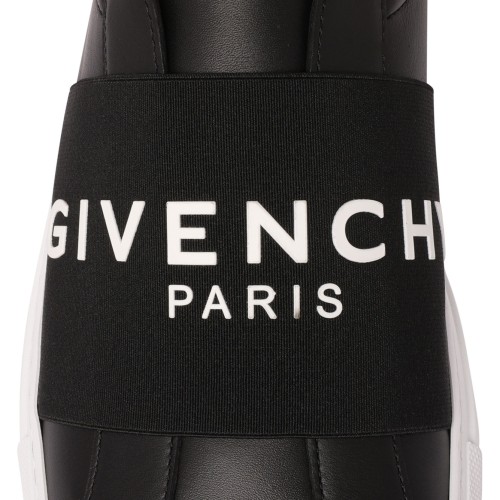 Black City Court Slip-On Trainers