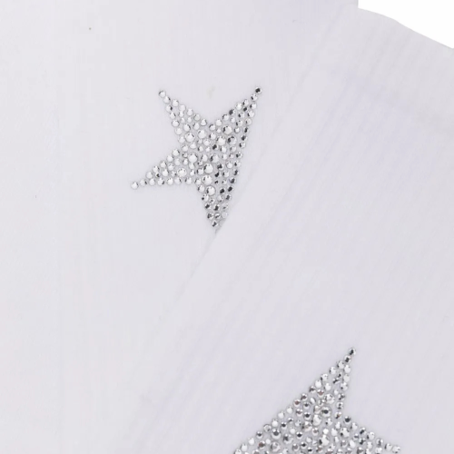 White Embellished-Star Socks 2