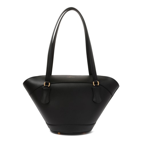 Black Coffa Capri Leather Shoulder Bag 2