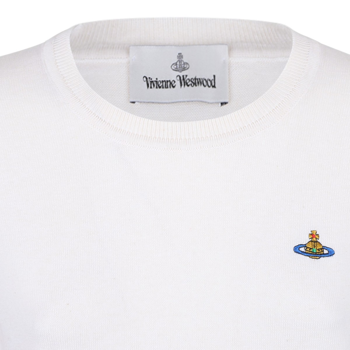 White Orb Embroidered Jumper