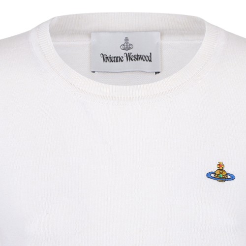 White Orb Embroidered Jumper