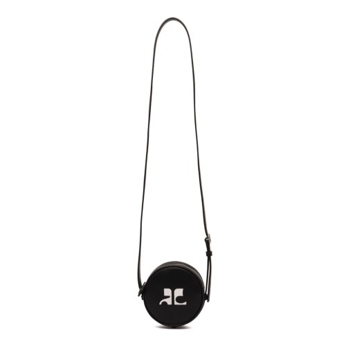 Black Reedition Leather Circle Bag