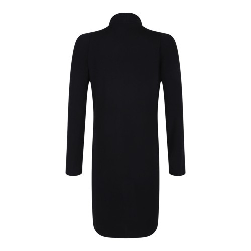 Black Draped Mini Dress 2