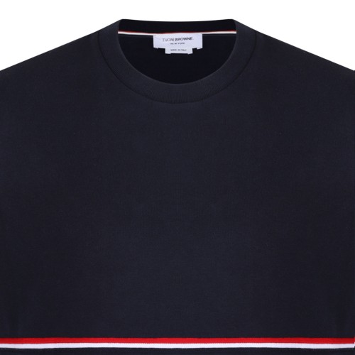 Navy Blue RWB Stripe T-Shirt