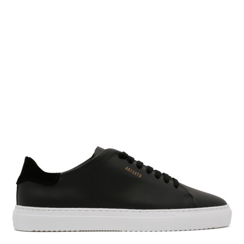 Black Smooth Leather Clean 90 Sneaker