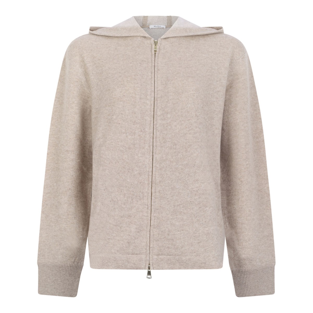 Beige Cashmere and Wool Jersey Sweatshirt