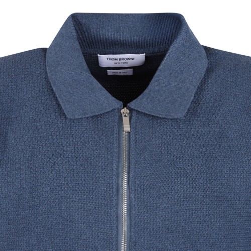 Indigo Blue Knit Jacket