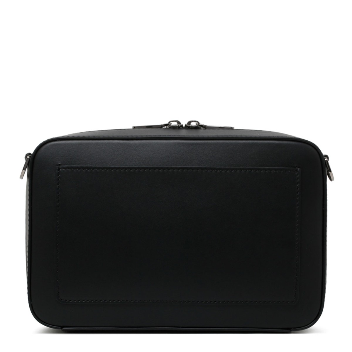 Black Logo Embossed Shoulder Strap