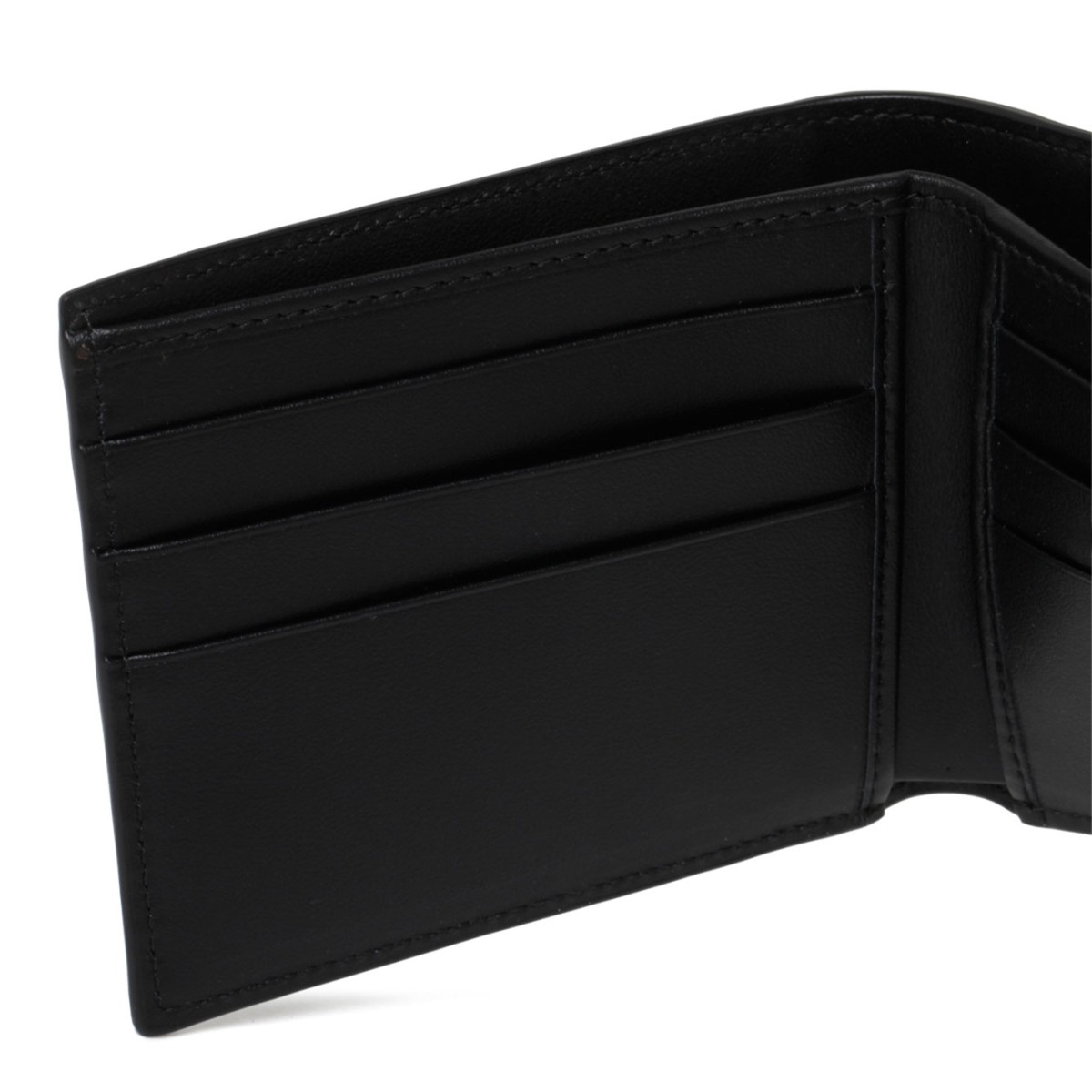 Dolce & Gabbana Black Logo Patch Wallet