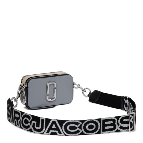 Snapshot Wolf Grey Saffiano Shoulder Bag