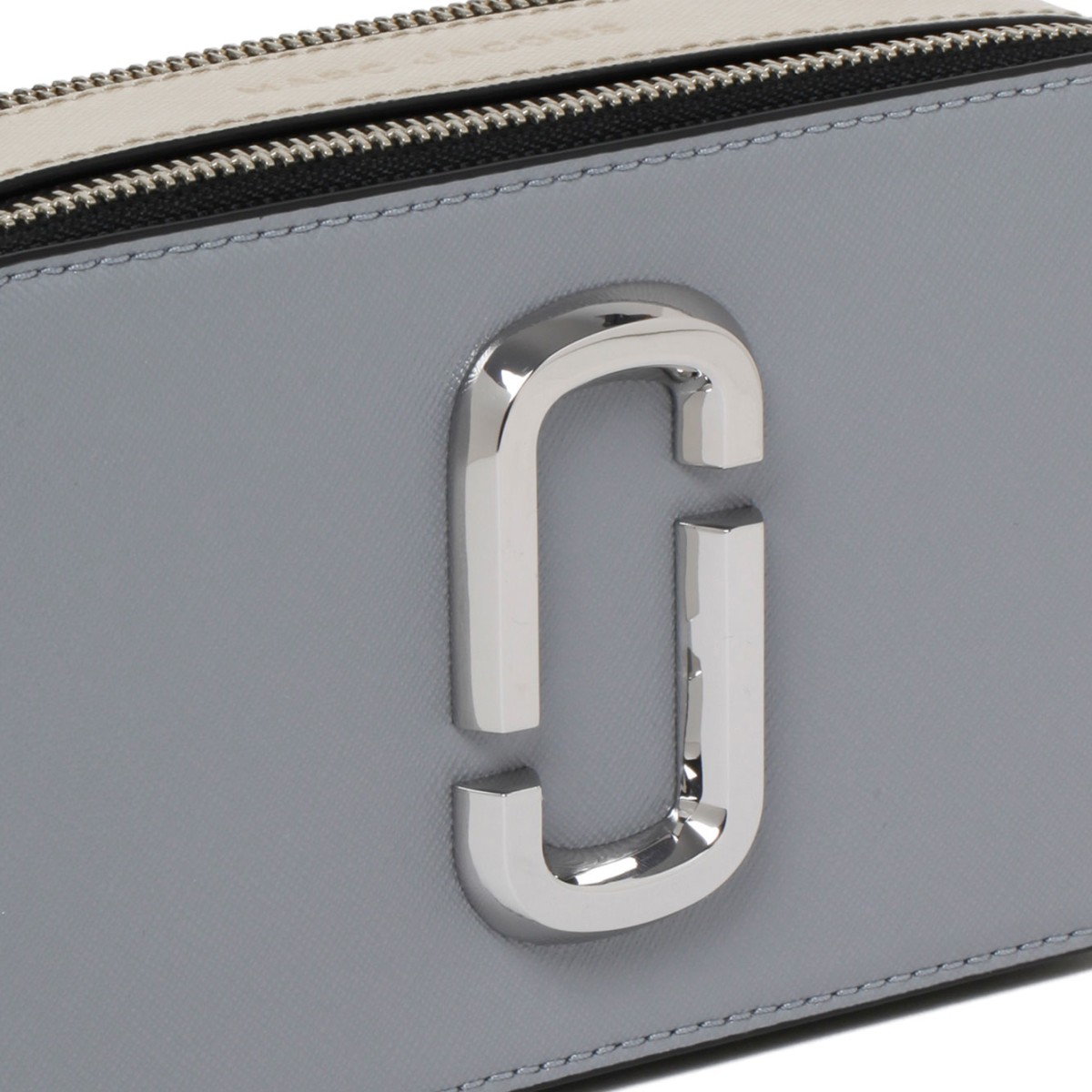 Snapshot Wolf Grey Saffiano Shoulder Bag