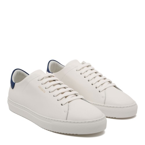 White and Blue Clean 90 Sneakers 2