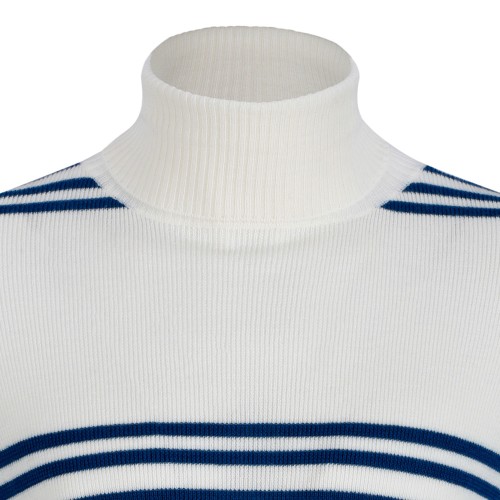 Horizontal Stripe Wool Sweater