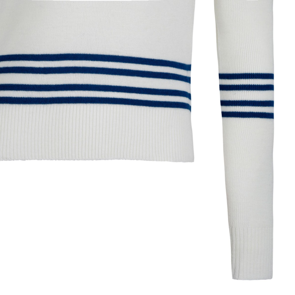 Horizontal Stripe Wool Sweater
