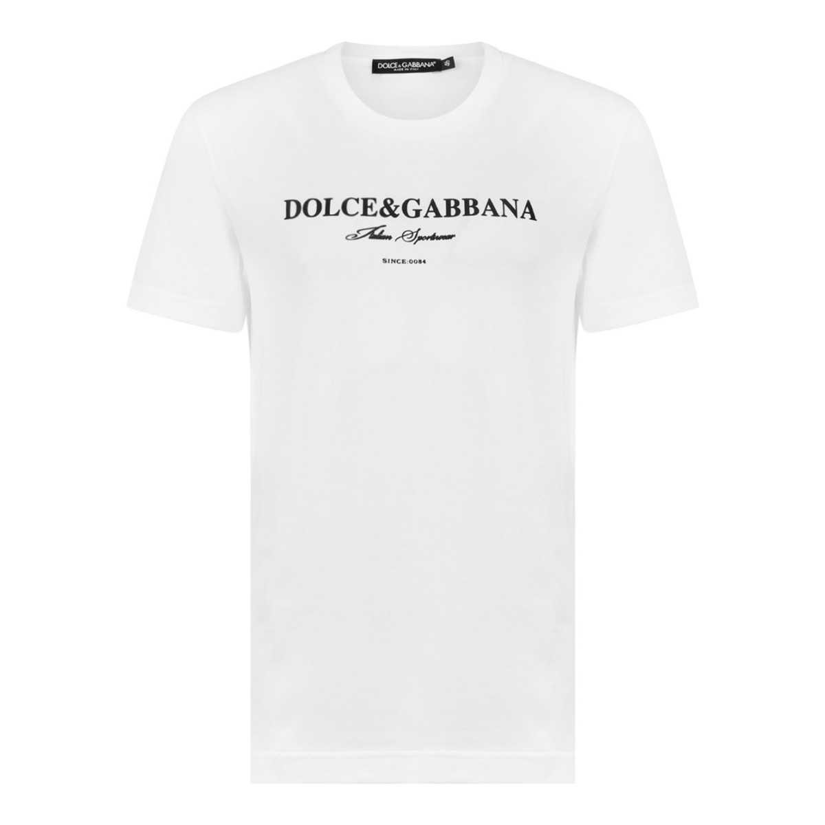 White Logo Print T-Shirt