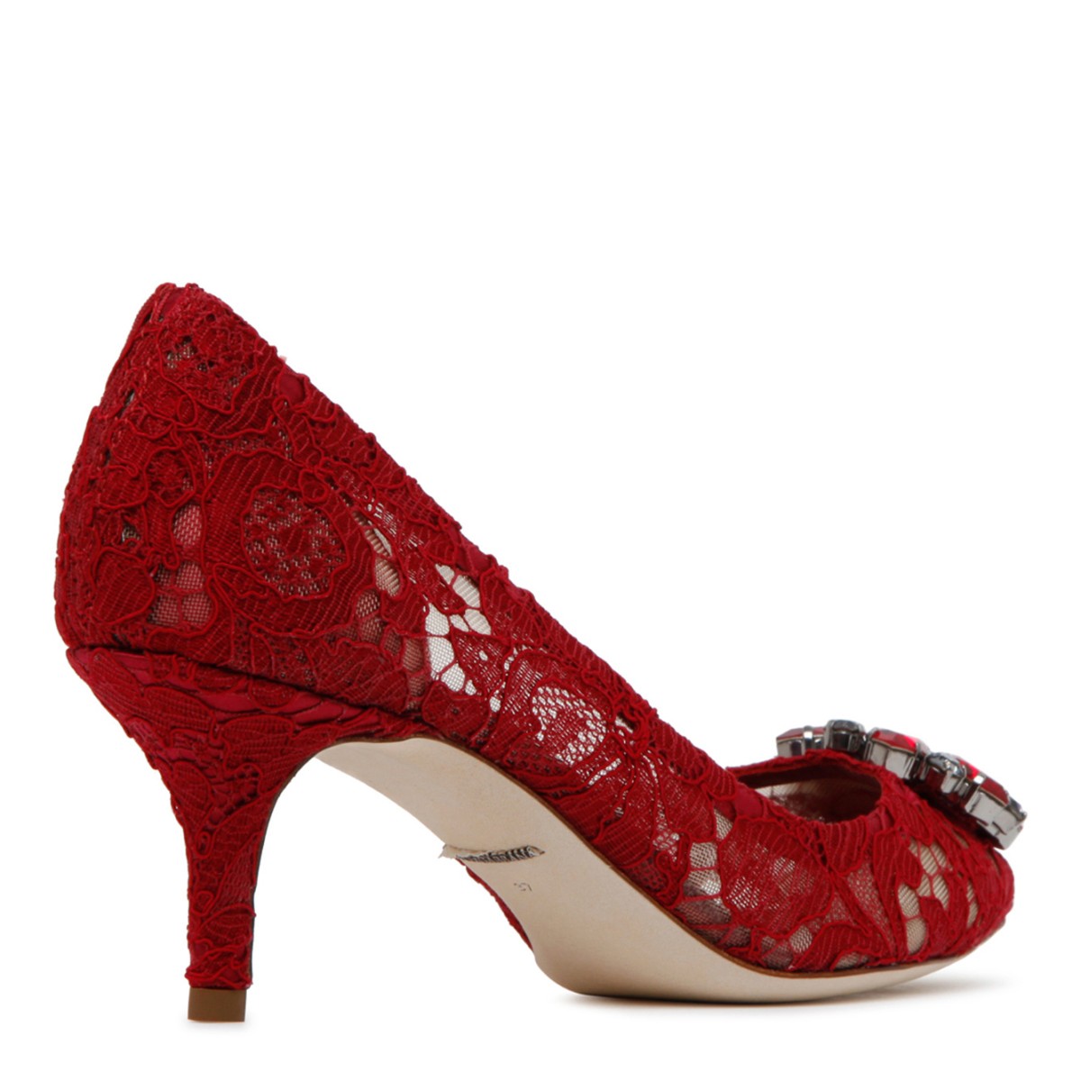 Red Leather Bellucci Taormina Pumps