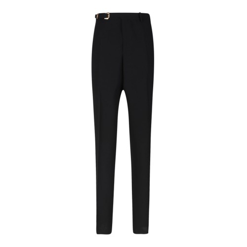 Black Belted Tailored Trousers