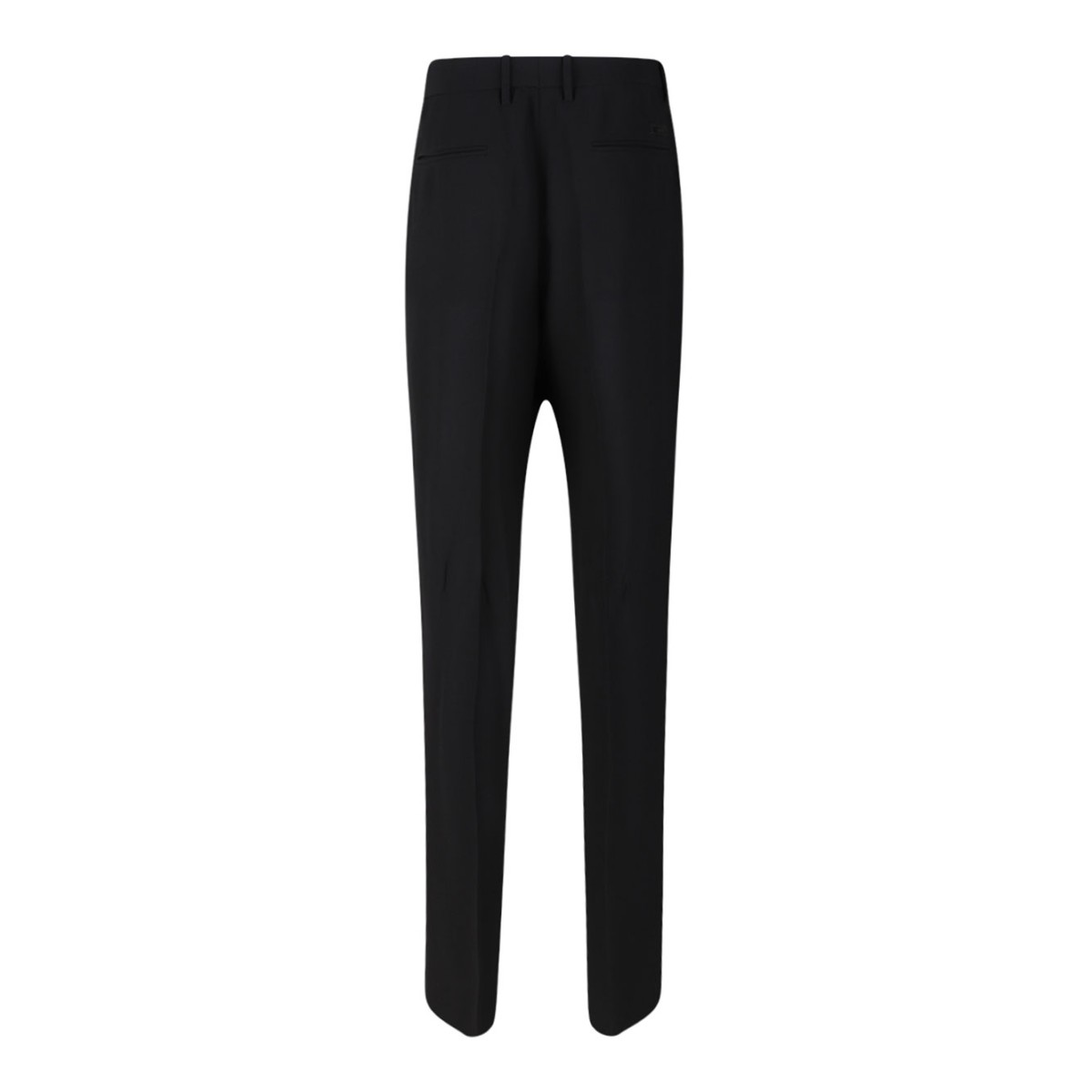 Black Belted Tailored Trousers