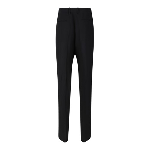 Black Belted Tailored Trousers