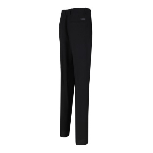 Black Belted Tailored Trousers