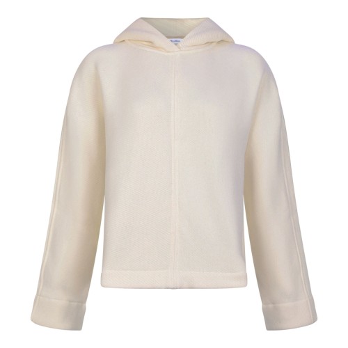 Ivory Cotton Jersey Sweatshirt