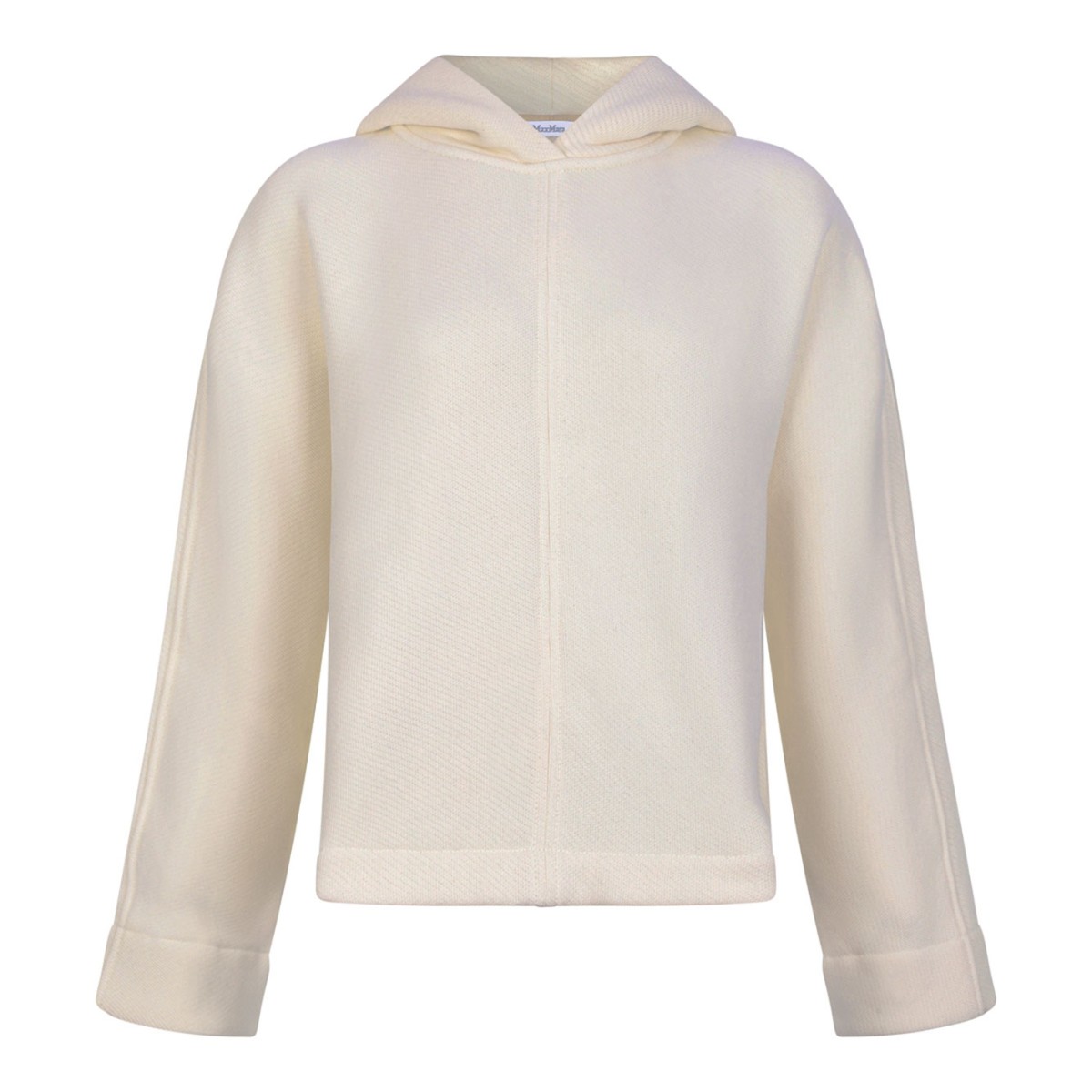 Ivory Cotton Jersey Sweatshirt