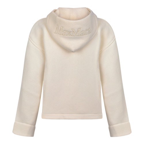 Ivory Cotton Jersey Sweatshirt