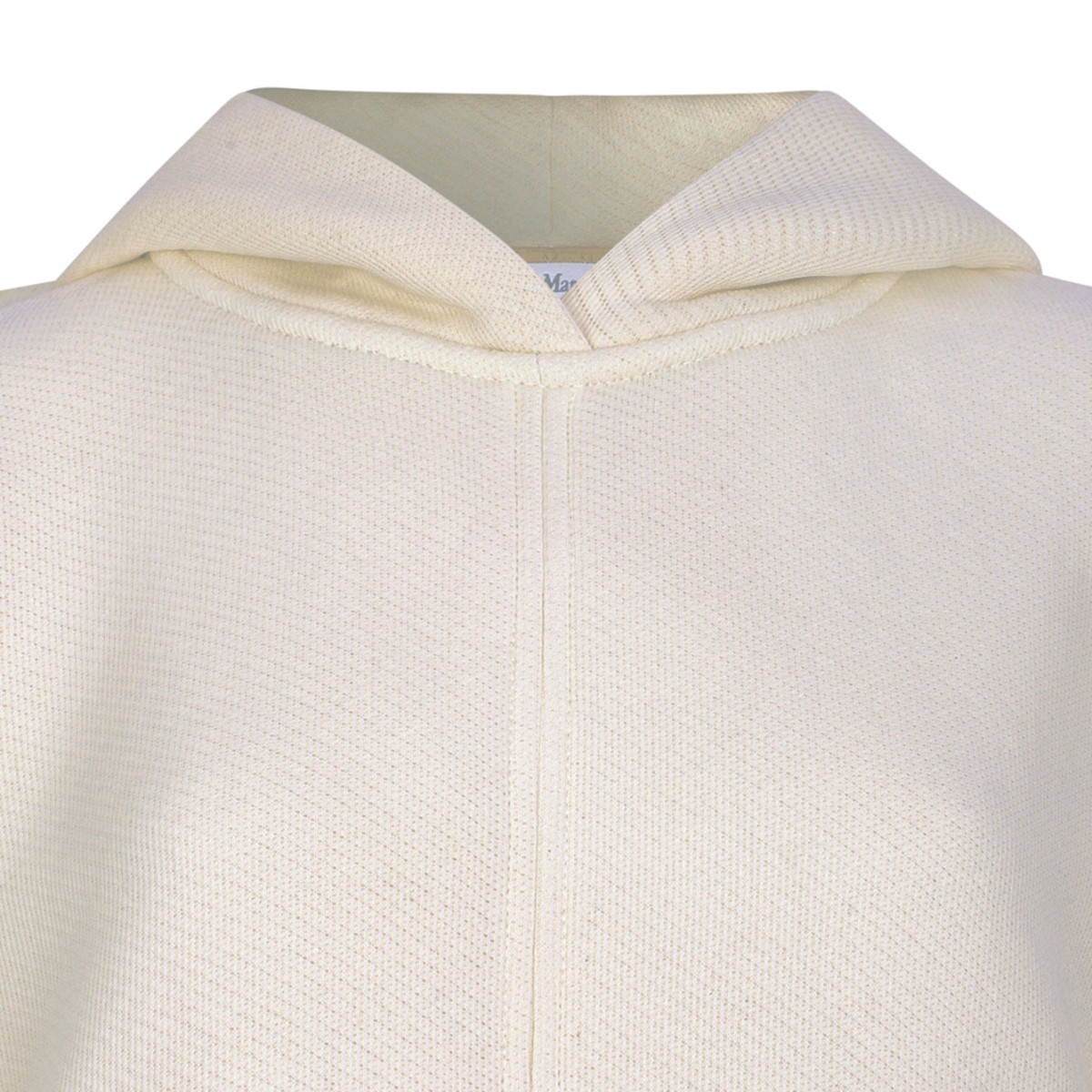 Ivory Cotton Jersey Sweatshirt