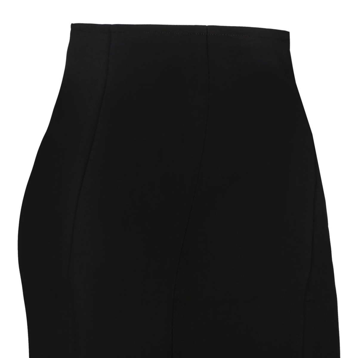 Tom Ford Black Zip Detail Pencil Skirt