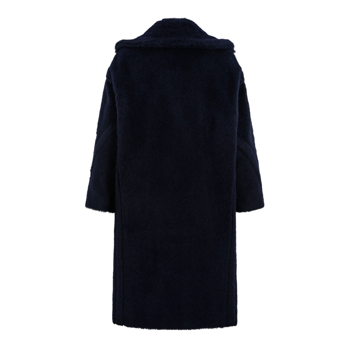 Navy Blue Teddy Bear Icon Coat