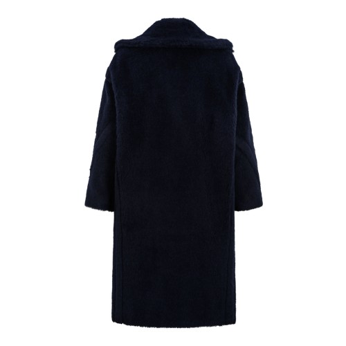 Navy Blue Teddy Bear Icon Coat