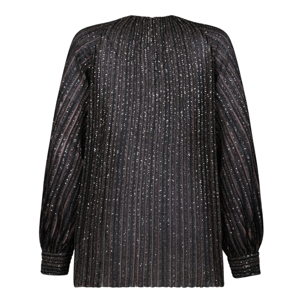 Multicolour Sequin Striped Blouse