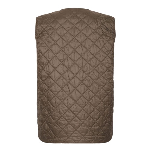 Khaki Green 2-in-1 Wool and Silk Padded Coat