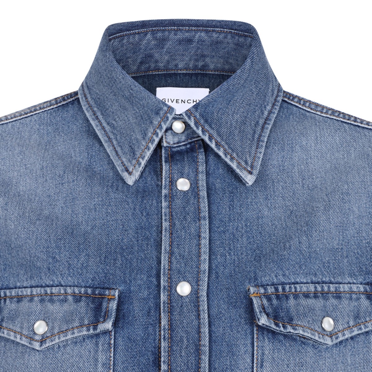 Medium Blue Denim Classic Shirt