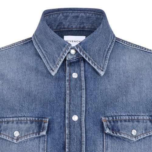 Medium Blue Denim Classic Shirt