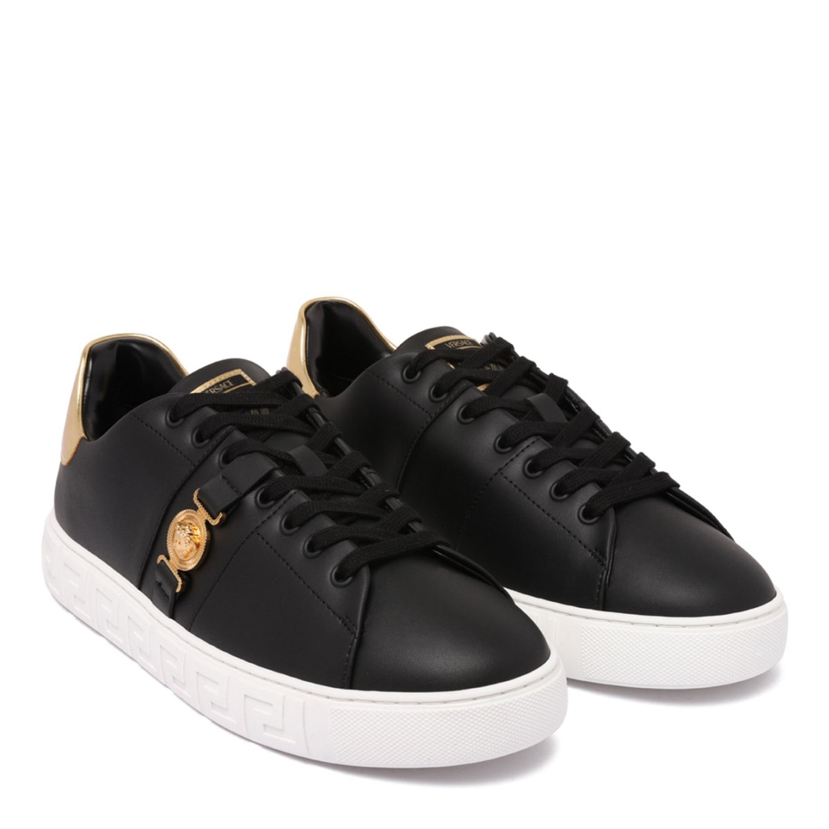 Black Medusa Head Sneakers