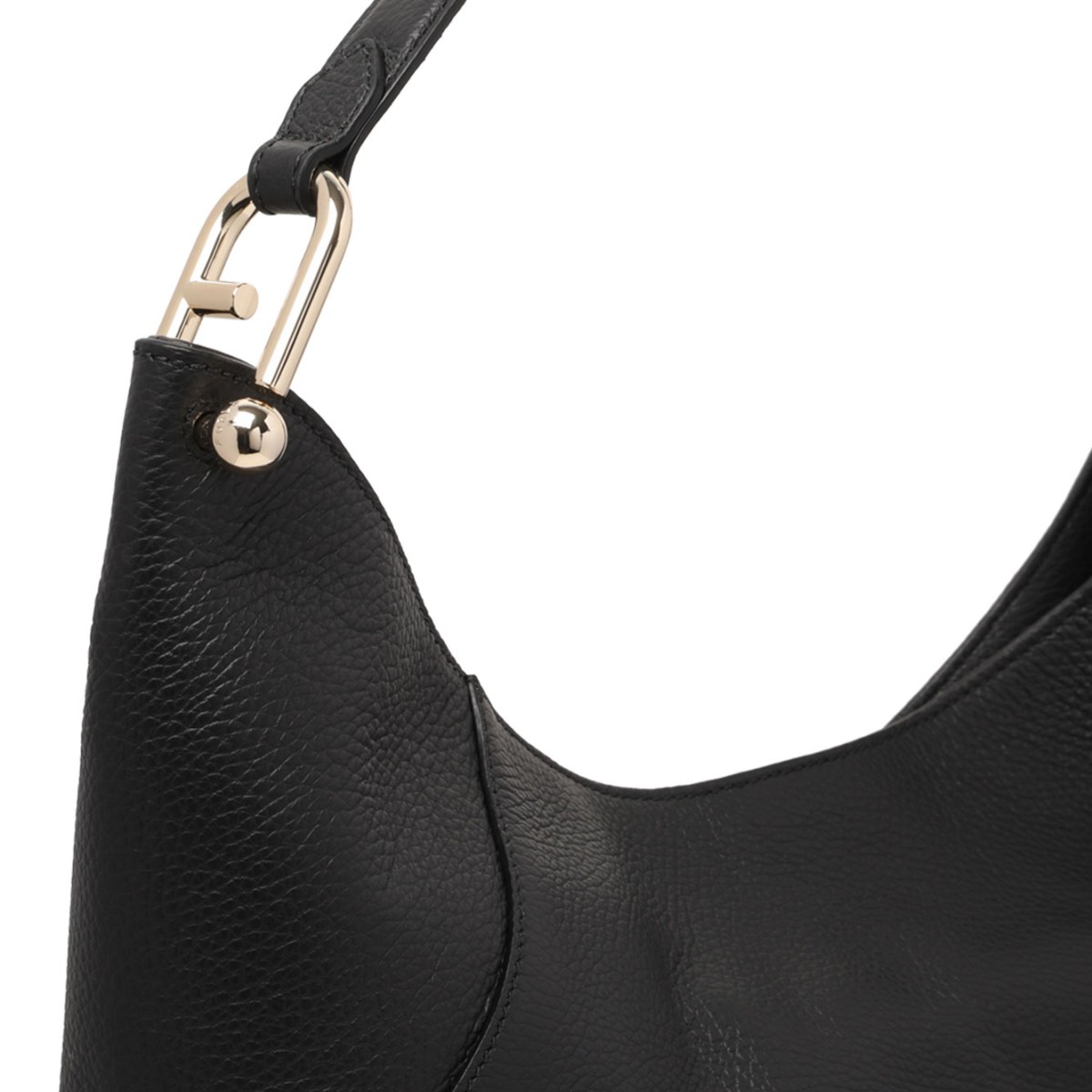 Black Lara Shoulder Bag L