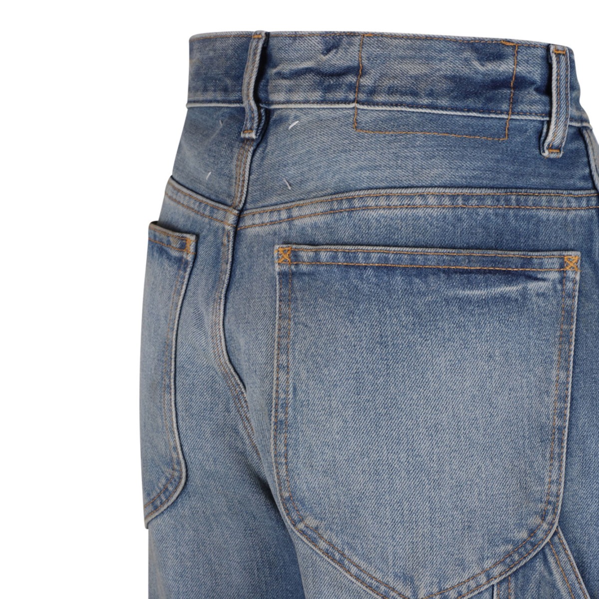 Light Blue Indigo Straight Jeans