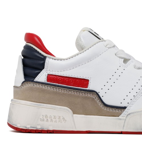 White Emree Panelled Sneakers