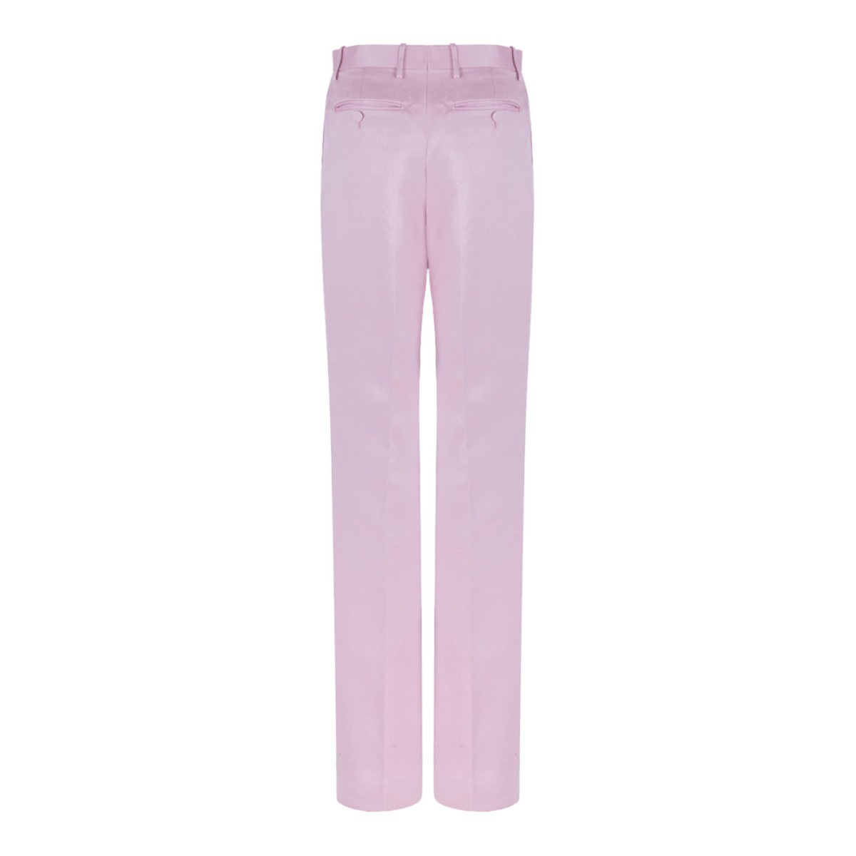 Orchid Pink Washed Cotton Tailored Pants