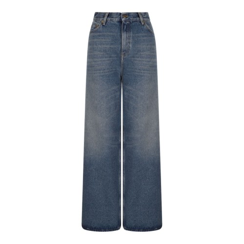Blue Loose Fit Medium Wash Jeans