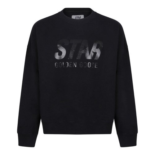Black Logo Stamp Sweatshirt