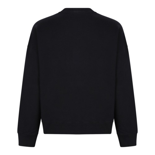 Black Logo Stamp Sweatshirt