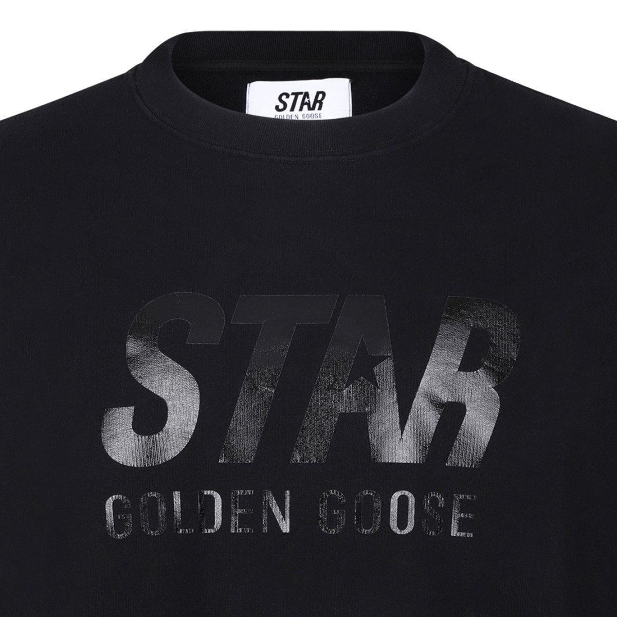 Black Logo Stamp Sweatshirt