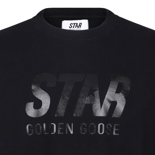 Black Logo Stamp Sweatshirt